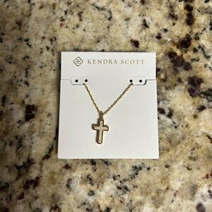 Kendra Scott Gold Cross Necklace